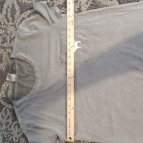 PINK Victoria's Secret Gray Short Sleeve Tee Burnout Womens Xs - Picture 5 of 7